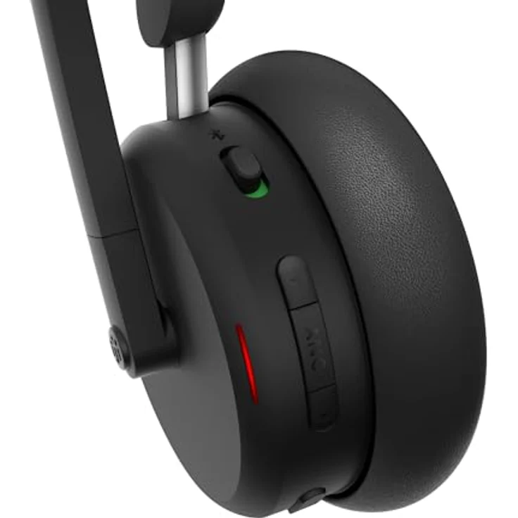 Lenovo 6550, On-Ear Headset mit Bluetooth 5.3, ANC, Dual-Mikrofon, Geräuschunterdrückung, schwarz – Bild 6