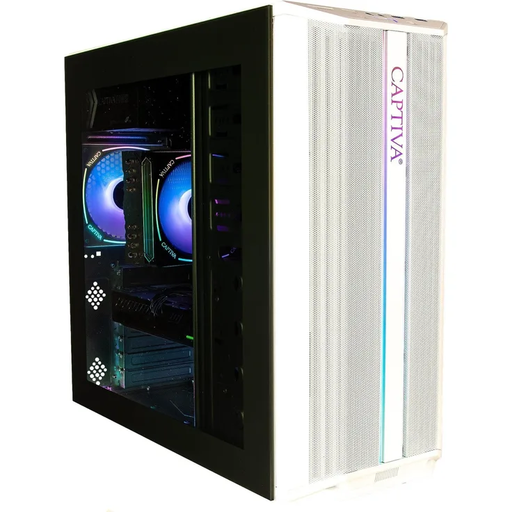 Captiva PC Highend Gaming R10-0006, AMD Ryzen 7 9700X, Radeon RX 9060 XT 16GB, 32GB RAM, 1TB SSD, WLAN, Schwarz