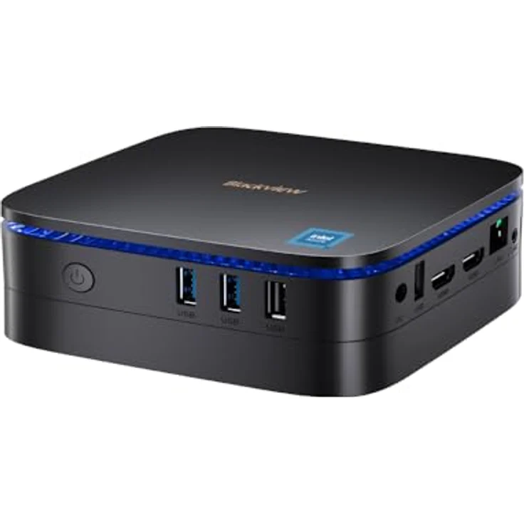 blackview MP60 Mini PC, Intel® Celeron® N5095, 16GB RAM, 512GB SSD, Windows 11 Pro, Wi-Fi 6, ultra-kompakt, VESA-Mount, Dual HDMI, erweiterbar bis 2TB – Bild 2