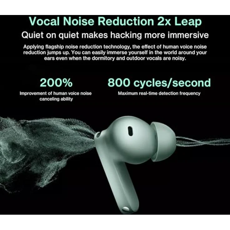 OnePlus Buds 4, In-Ear Kopfhörer mit Noise-Cancelling, Grün – Bild 7