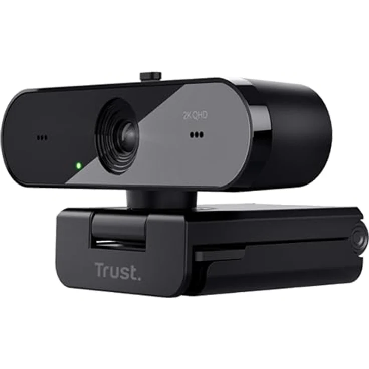 Trust TW-250 Web-Kamera (3.60 Mpx), Webcam, Schwarz, mit Privacy-Modus und Autofokus – Bild 2