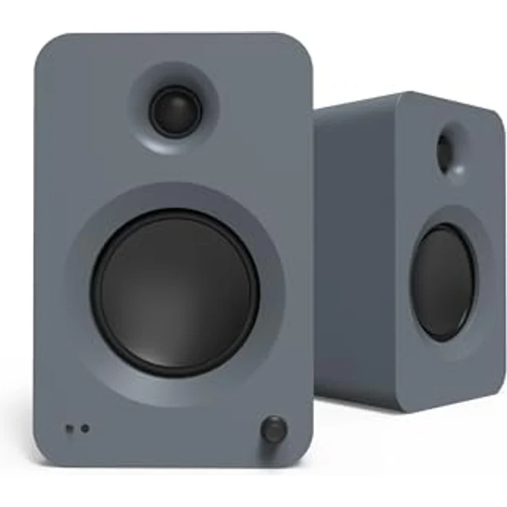 Kanto Ren 200W Powered Speaker System with HDMI ARC Input for TV & Home Theater | USB-C and Bluetooth 5.3 | High/Low Pass Filter | Pair | Matte Grey – Bild 1