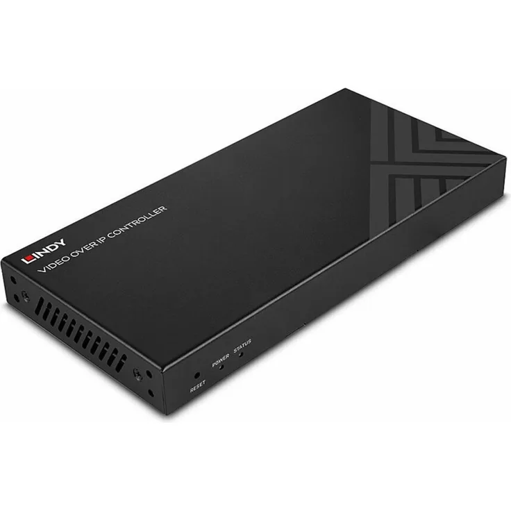 Lindy HDMI & USB over IP Controller KVM Switch, 4K30 Unterstützung, PoE und Gigabit Ethernet, benutzerfreundliche Webschnittstelle