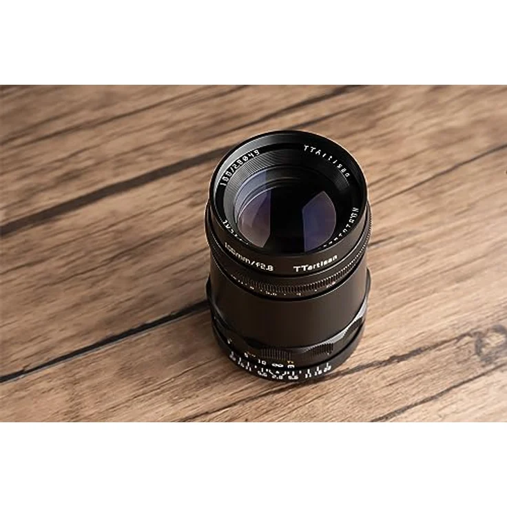 TTArtisan 100 mm F2.8 (Bubble Bokeh) Objektiv, Metallgehäuse, M42-Halterung, Schwarz – Bild 3