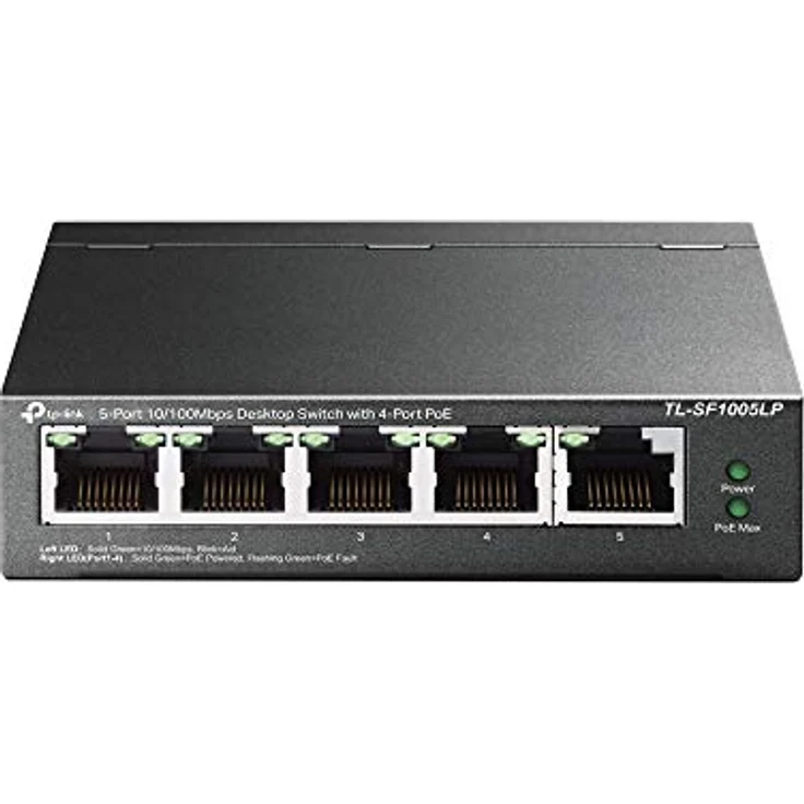TP-Link TL-SF1005LP 5-Port 10-100Mbps (4x PoE Switch) – Bild 2