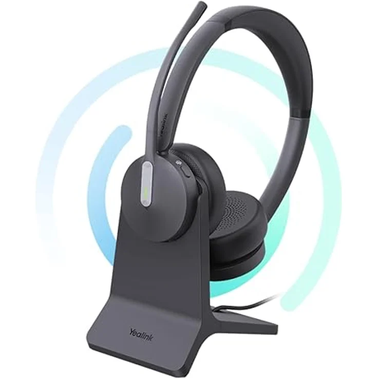 Yealink Headset BH70 Mono Teams, USB-C/A Ladeständer, inkl. Teams-Taste und bis zu 12 Stunden Gesprächszeit – Bild 1