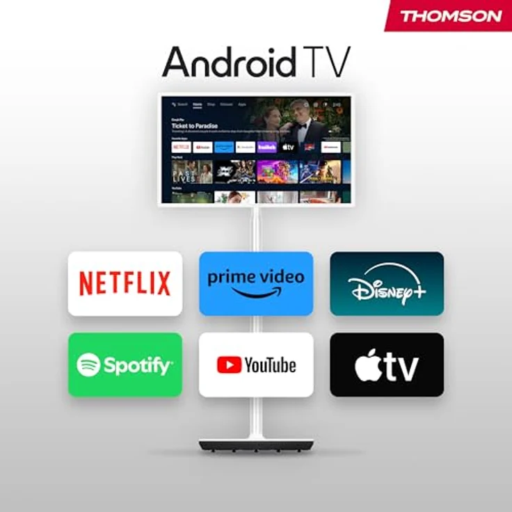 Thomson Go TV 32" LED Smart TV, HD-Ready (1366x768), 50 Hz, Android, 2x HDMI, Energieklasse E, 32HA4M44 Go – Bild 4