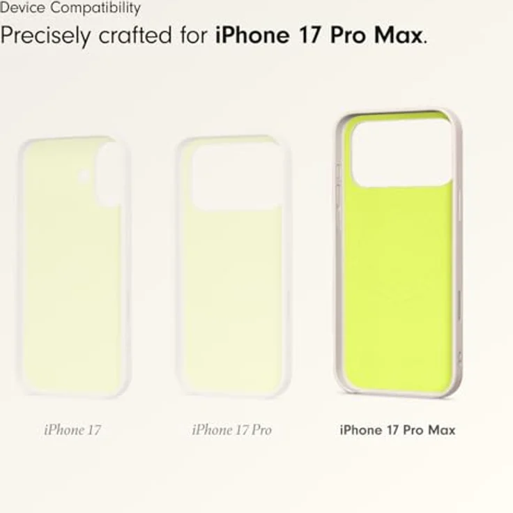 Beats iPhone 17 Pro Max Kickstand Case, MagSafe mit integrierter Kamerasteuerung, abnehmbarem Ständer und Trageschlaufe, matte Kalkstein-Oberfläche mit Mikrofaser-Innenfutter – Bild 3