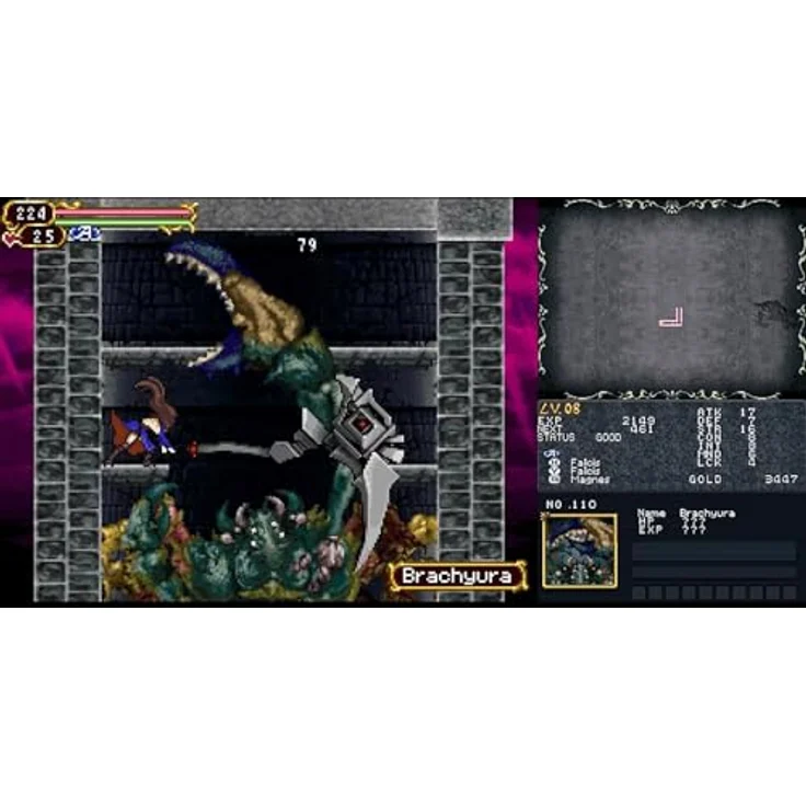 Limited Run Castlevania: Dominus Collection - Order of Ecclesia Cover (PS5) mit 2D-Grafik und Glyphen-System – Bild 5