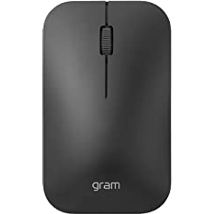 LG Gram Wireless Maus 1000dpi 2.4GHz 2xAAA 2buttons Scroll wheel, Schwarz – Bild 1