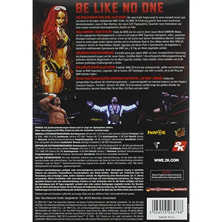 WWE 2K18 (Code-in-a-Box) (PC) – Bild 2