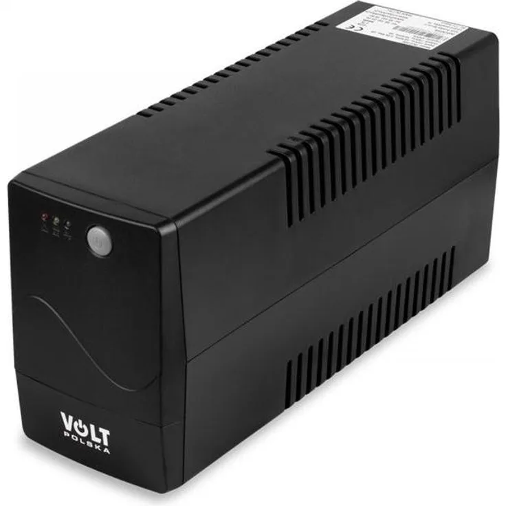 Volt Polska PicoUPS 600VA/360W, Line-Interaktive USV mit AGM-Batterie 7Ah, leise (40 dB)