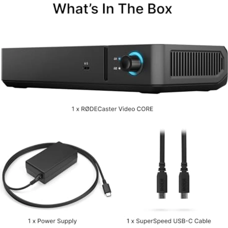 Rode Rodecaster Video Core Konsole für Audio-Video-Produktion, All-in-One-System mit Octa-Core-CPU, 3x Full-HD HDMI-Eingängen und Neutrik-Kombibuchsen – Bild 10