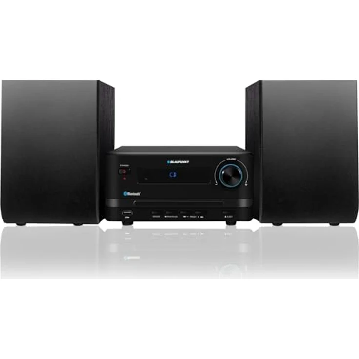 Blaupunkt MS14BT (Bluetooth, CD Player, 4x 15 W), Stereoanlage, Schwarz – Bild 2