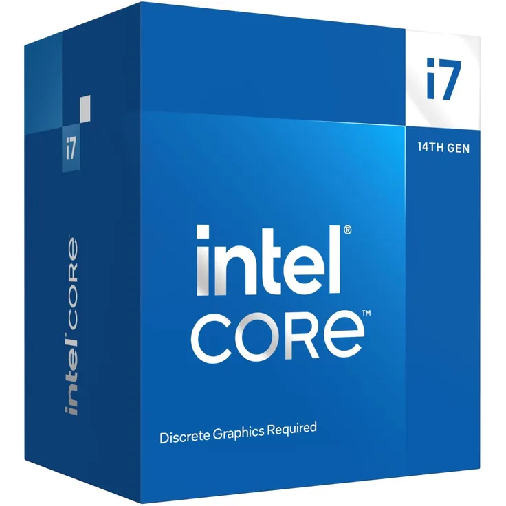 Intel Core i7-14700F Prozessor LGA1700, 20 Kerne, 28 Threads, bis zu 5,4 GHz Turbo, 33 MB Cache, DDR4/DDR5, 65 W, Boxed