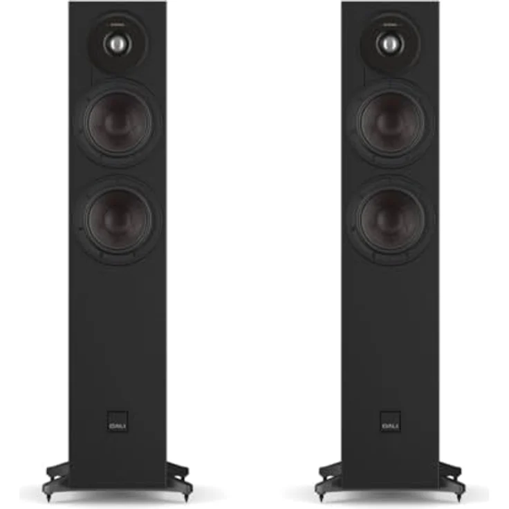 DALI Sonik 5, Passive HiFi-Standlautsprecher mit Dual 13,3 cm Tieftöner, 2,8 cm Hochtöner, SMC-Magnetsystem, schwarze Esche (Paar) – Bild 3