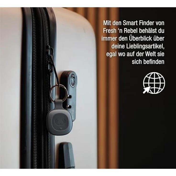 Fresh 'n Rebel Smart Finder, Schlüsselfinder mit Lautsprecher, IP67 staub- und wasserdicht, kompatibel mit Apple Wo Ist? (iOS), 3-Pack (DL/BR/SG) – Bild 3