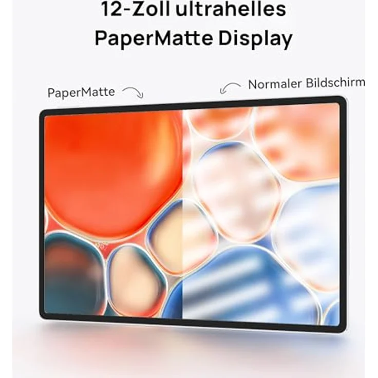 HUAWEI MatePad 12 X+Tastatur,PaperMatte Edition WiFi Tablet,12-Zoll 2.8K FullView Display,144 Hz hohe Bildwiederholfrequenz,1000 Nits,12GB+256GB,Keyboard,GoPaint,10.100 mAh starken Akkus,Weiß – Bild 2