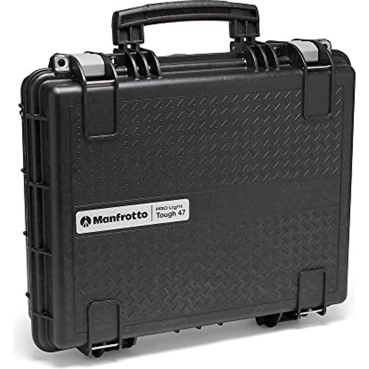 Manfrotto PRO Light Tough 47F, Hartschalenkoffer für Fotografie und Videografie, Handgepäckgröße, Gepolsterter Koffer, Luftdichter Verschluss und Vorgeformter Schaumstoff, IP6 – Bild 1