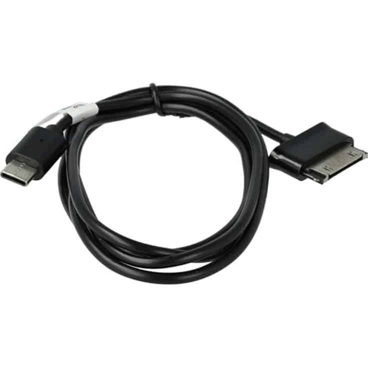 vhbw USB-C Ladekabel kompatibel mit Samsung Galaxy Tab 10.1 GT-P7501, GT-P7510, Note LTE GT-N8020, GT-P7500, 100 cm, schwarz, schnelles und sicheres Laden, präzise gefertigt – Bild 3