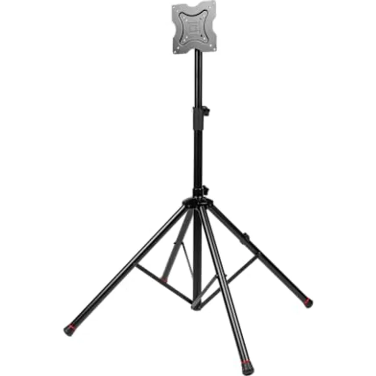 Gator Frameworks GFW-AV-LCD-15, TV-Halterung aus Stahl, schwarz, für Bildschirme bis 65 Zoll, höhenverstellbar von 1092 bis 1854 mm, universelle VESA-Halterung