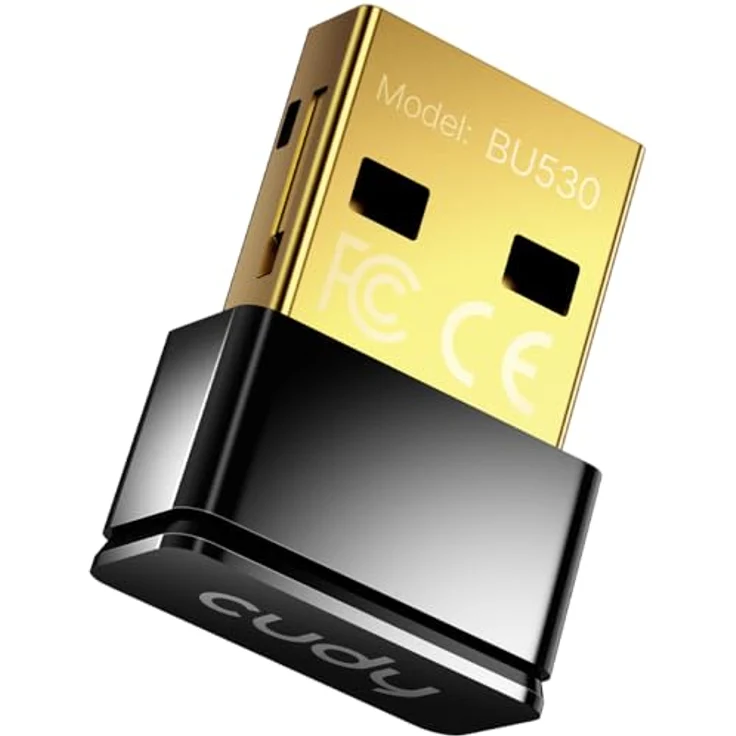Cudy USB Bluetooth Adapter BU530, Bluetooth 5.3 Dongle Empfänger, Plug and Play, Nano-Größe, unterstützt Windows 11/10/8.1/7 für Desktop und Laptop, 2 Jahre Garantie – Bild 1