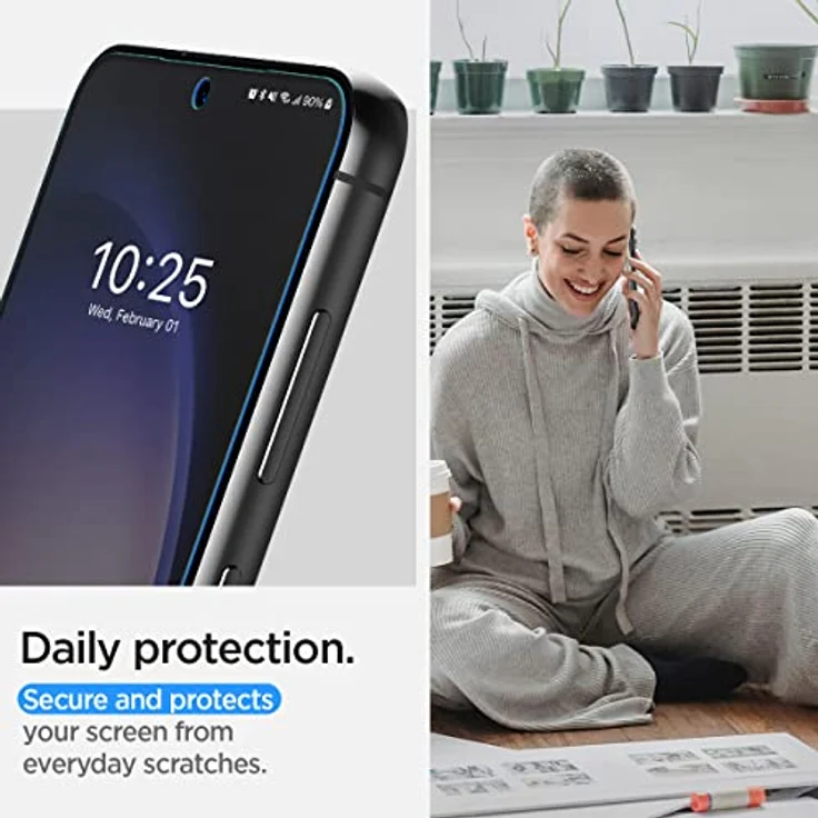 Spigen NeoFlex Solid Schutzfolie für Samsung Galaxy S23 Plus, 2 Stück, Kratzfest, PET Film, Wasserinstallation, Ultra Klar – Bild 3