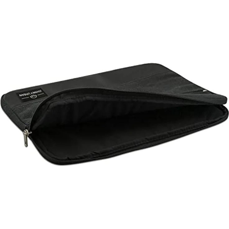 Johnny Urban Laptophülle 15-15.6 Zoll Anthrazit-Schwarz Canvas Laptop Sleeve 15-15.6" Schutzhülle Laptoptasche Hülle Case für Dell HP ASUS Acer Lenovo UVM. - Notebook Tasche aus Baumwolle – Bild 5