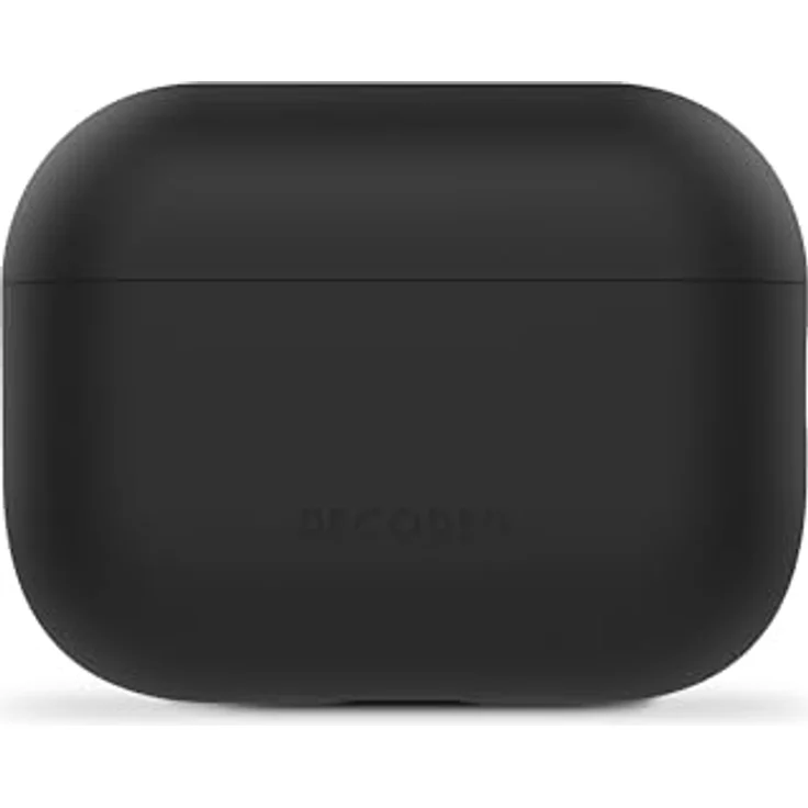 Decoded Silicone Case für Apple AirPods Pro 3, Schutzhülle aus hochwertigem Silikon, schockabsorbierend, kompatibel mit kabellosem Laden, Schwarz – Bild 1