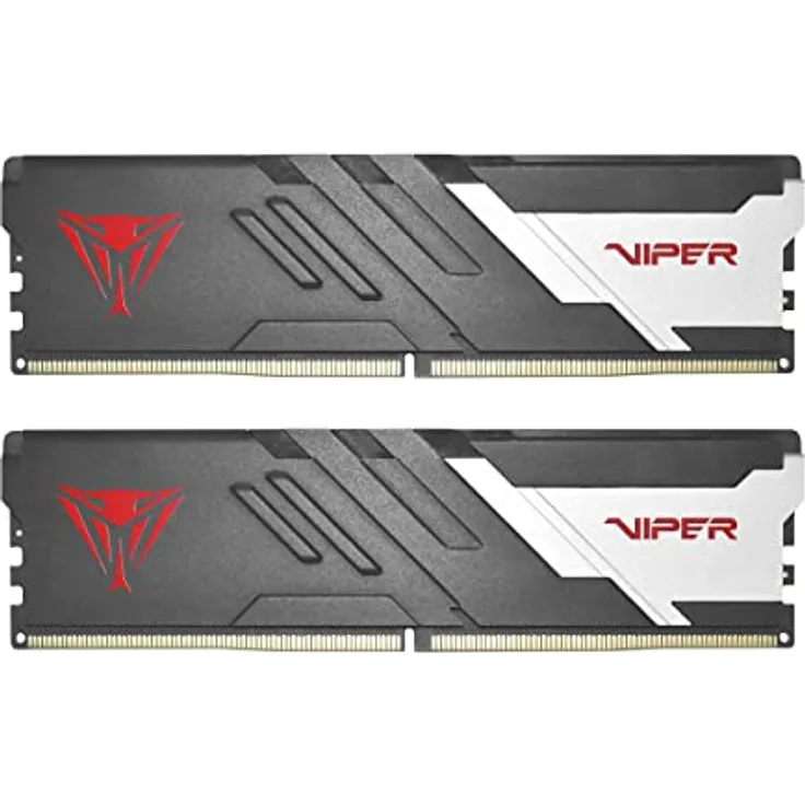 Patriot Viper Venom DDR5 64GB (2 x 32GB) 6400MT/s UDIMM Desktop Gaming Memory KIT - PVV564G640C32K, DDR5 Arbeitsspeicher in schwarz mit XMP 3.0 für automatisches Übertakten