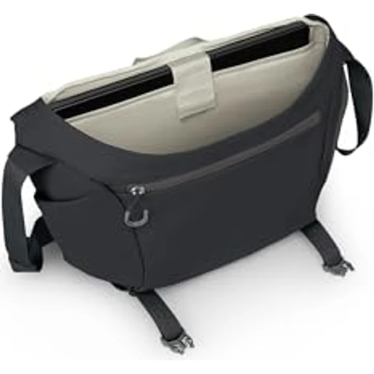 Osprey Daylite Aktentasche Messenger, 41.5 cm mit Laptopfach, schwarz, 100% Polyester – Bild 4