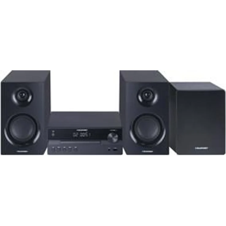 Blaupunkt BLAUPUNKT MS55SUB Micro Receiver, 2 x 30 W RMS, schwarz, mit HDMI ARC, Bluetooth, CD-Player, USB-Anschluss, Fernbedienung