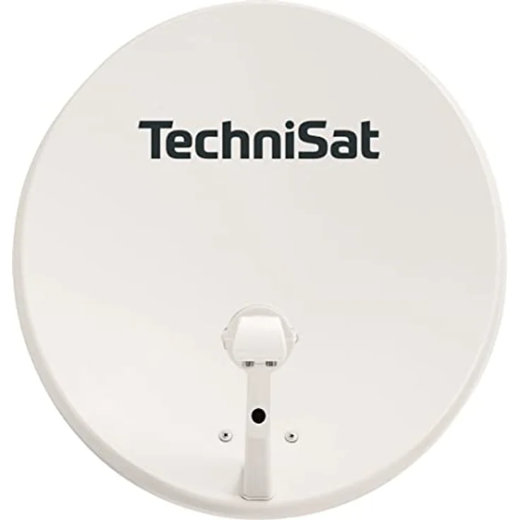 TechniSat TECHNITENNE 60 Satelliten-Schüssel für 2 Teilnehmer (60 cm digital Sat Anlage, Komplettset aus Antenne mit Masthalterung und Universal-Twin-LNB) lichtgrau – Bild 2