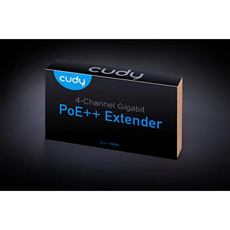 Cudy 4 Kanal Gigabit PoE Extender, 1000 Mbit/s, 1 PoE Eingang, 4 PoE Ausgang, PoE-Repeater, PoE+ Verstärker, PoE++ Booster, Wandmontage, IEEE 802.3bt / 802.3at / 802.3af einhalten – Bild 2