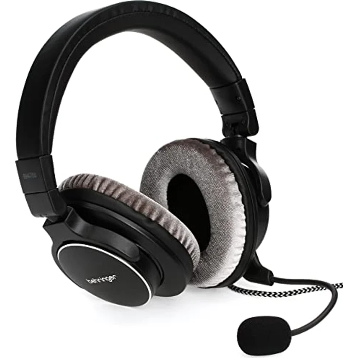 Behringer BH470U Premium-Stereo-Headset mit abnehmbarem Mikrofon und USB-Kabel – Bild 1