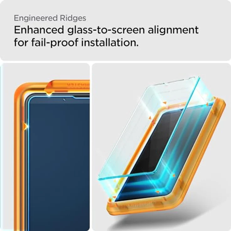 Spigen AlignMaster Schutzfolie kompatibel mit Sony Xperia 1 VI, 2 Stück, Kratzfest, 9H Härte, Transparent – Bild 5