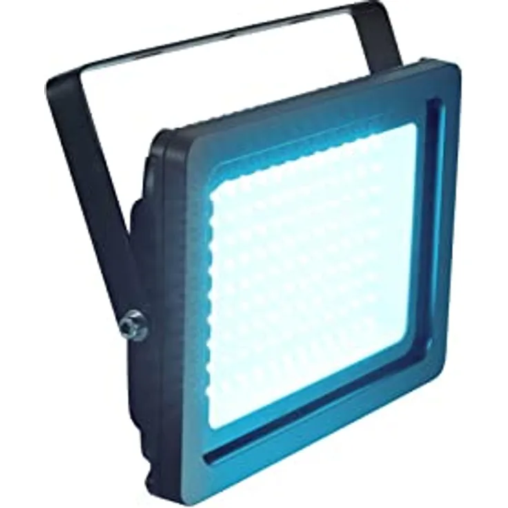 EUROLITE LED IP FL-100 SMD türkis | Flacher Outdoor-Scheinwerfer (IP65) mit farbigen LEDs