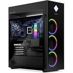 HP OMEN Gaming PC | 45L | AMD Ryzen 9 7950X3D | 32GB RAM | 2TB SSD | GeForce RTX 4070 (12GB) | Flüssigkeitskühlung, Schwarz