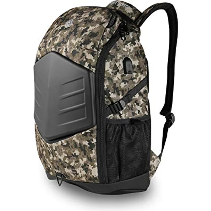 BoostBag Camouflage Backpack - Boostboxx Rucksack in urbanem Camouflage-Look für Laptop/Notebook bis 17,3" und Handy, perfekt für Schule, Studium oder Beruf – Bild 1