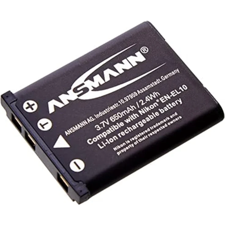 Ansmann 1400-0037 Ersatzakku für Nikon A-NIK EN EL 10 – Bild 3