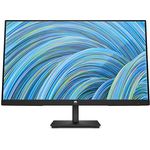 HP V24v G5 FHD Monitor 60,5 cm (23.8 Zoll), 1920 x 1080 Pixel (16:9), 75 Hz, AMD FreeSync, Joypad OSD Knopf, Blaulichtfiltermodus, Neigefunktion, umweltfreundlich, Schwarz