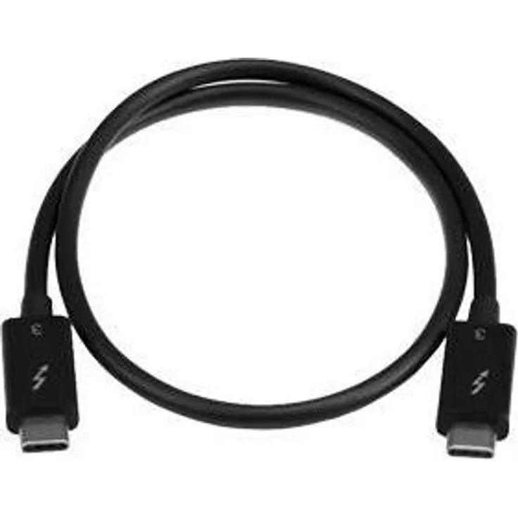 Sonnet Thunderbolt 4 Kabel, 0.5M, 40Gb/s, 100W Ladeleistung, Schwarz