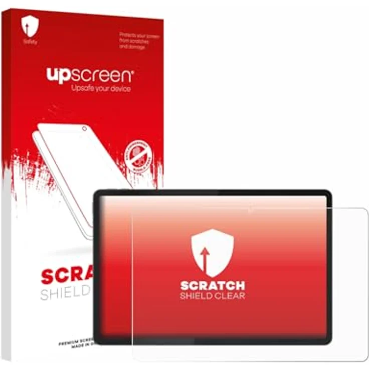 upscreen Schutzfolie für Lenovo Idea Tab Plus 12.1", kristall-klar, Kratzschutz, Anti-Fingerprint, Made in Germany – Bild 1