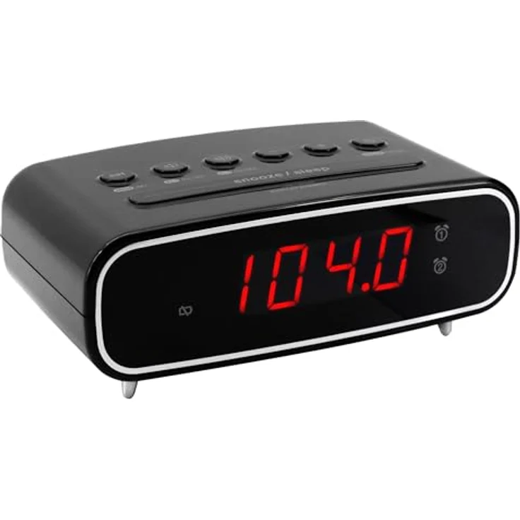 Soundmaster UR111SW Radiowecker UKW UKW Weckfunktion Schwarz – Bild 4