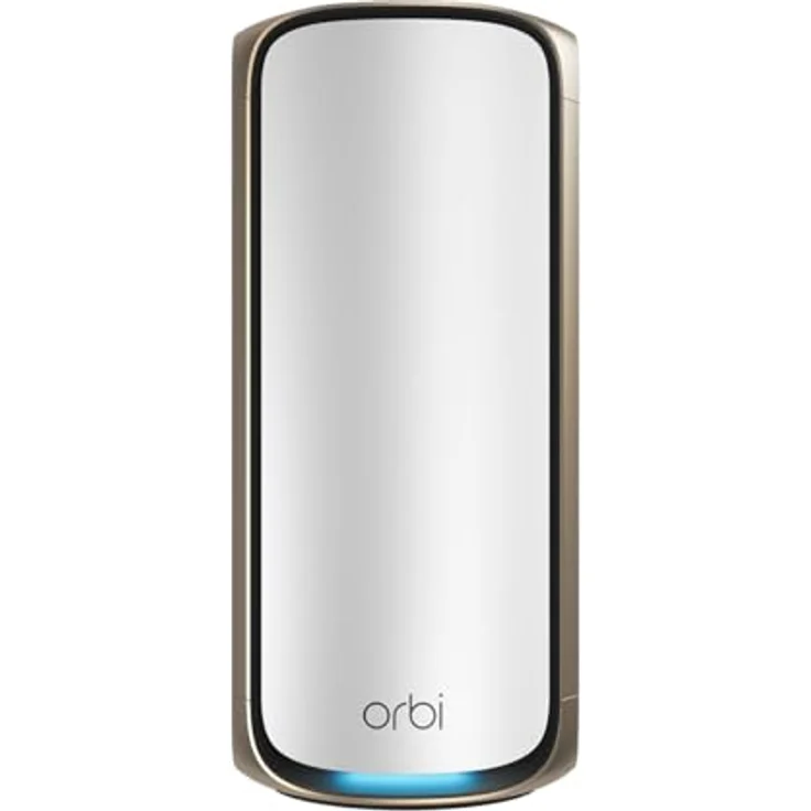 NETGEAR Orbi 970-Serie Quad-Band WiFi 7-Mesh-Zusatzsatellit (RBE970) - kompatibel mit Orbi RBE962S und RBE963S, bietet zusätzliche Abdeckung von bis zu 220 m², BE27000 802.11be (bis zu 27 GBit/s) – Bild 1