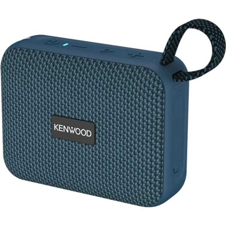 Kenwood AS-60BT-A, Tragbarer Bluetooth Mono-Lautsprecher, wasserdicht, 5 W, blau, bis zu 8,5 Stunden Akkulaufzeit – Bild 7