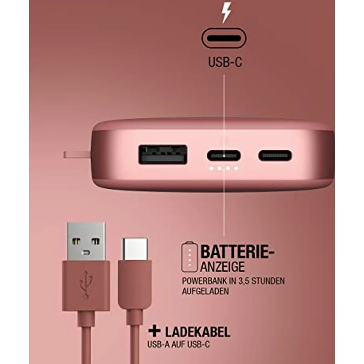 Powerbank 18000 mAh USB-C - Fast Charging - Storm Grey – Bild 5