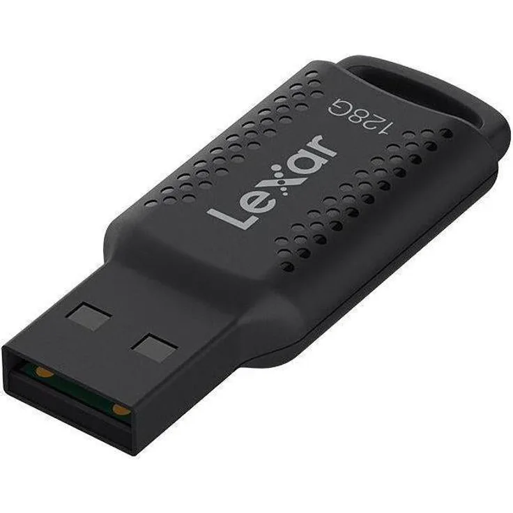 Lexar JumpDrive V400 USB 3.0 (128 GB, USB 3.0), USB Stick, Schwarz