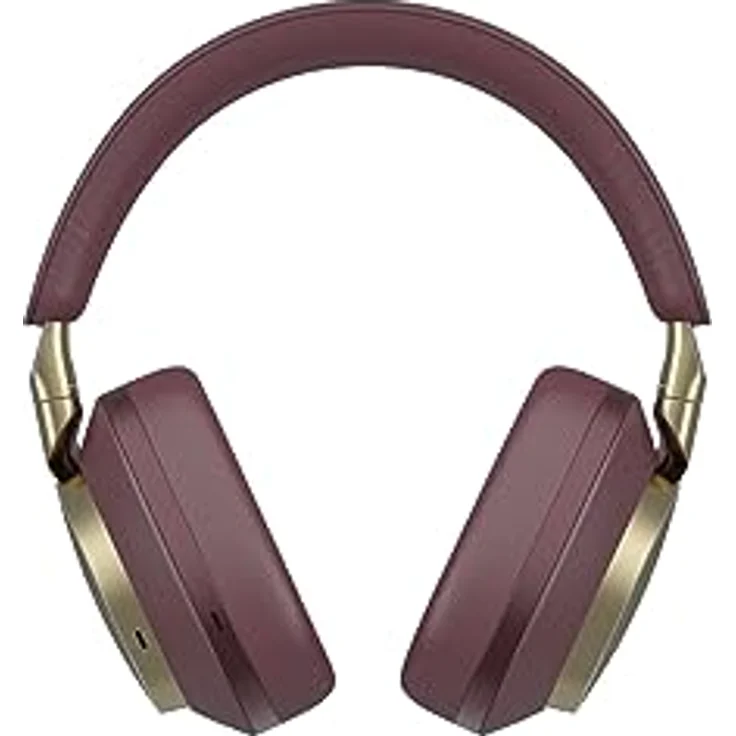 Bowers & Wilkins PX8 Over-Ear-Kopfhörer mit Hybrid Active Noise Cancelling, Transparenzmodus, Trägersensor, burgunderrot – Bild 2