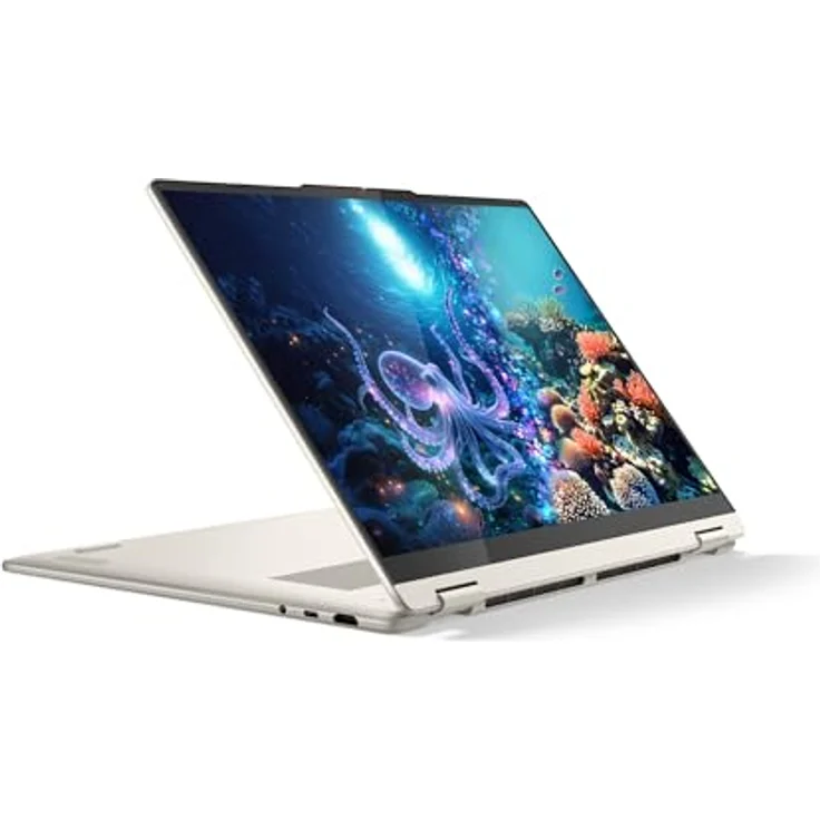 Lenovo Yoga 7 2-in-1, 16" Convertible-Laptop mit AMD Ryzen AI 7 350, 32 GB RAM, 1 TB SSD, Touch-OLED-Display, Weiss – Bild 7